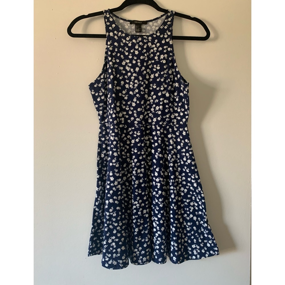 Fitted skater dress